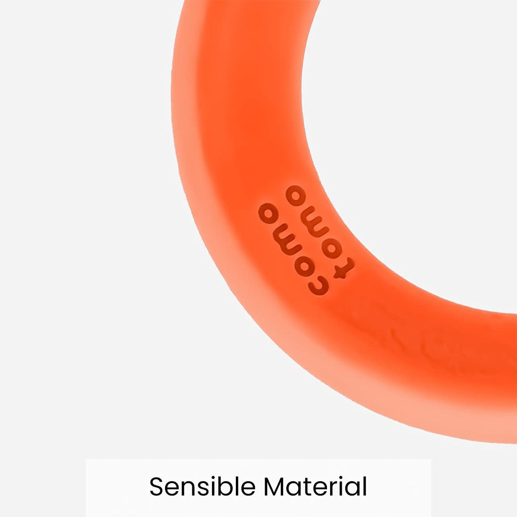 Comotomo Easy To Grab Silicone Baby Teether Orange - Easy Pharmacy LLC