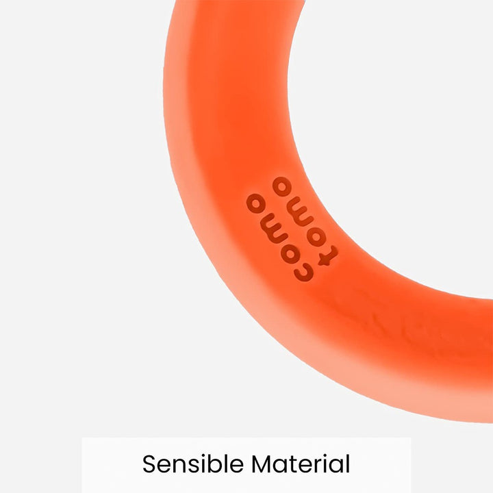 Comotomo Easy To Grab Silicone Baby Teether Orange - Easy Pharmacy LLC