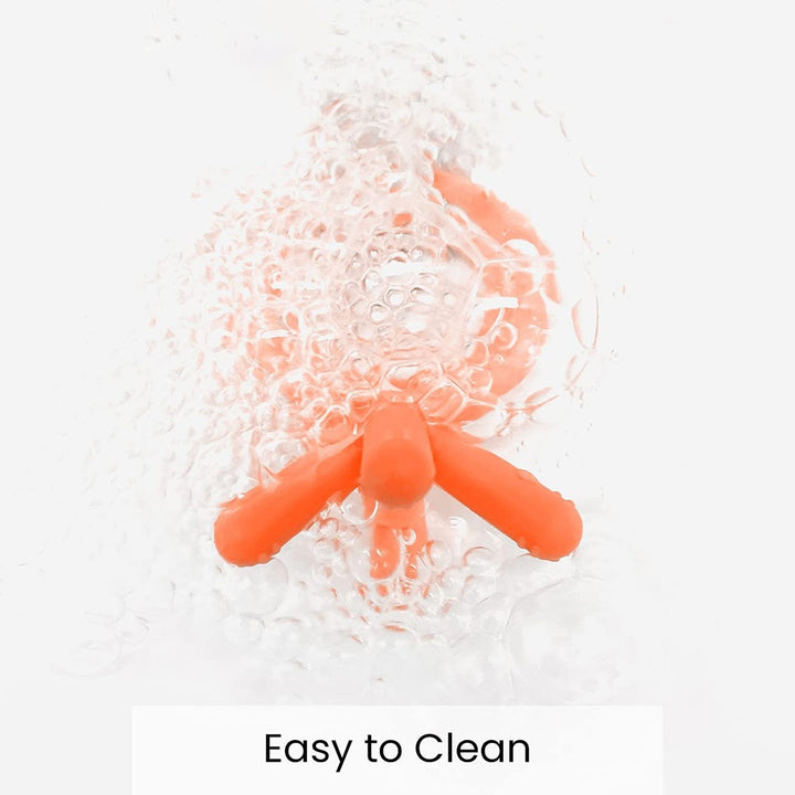 Comotomo Easy To Grab Silicone Baby Teether Orange - Easy Pharmacy LLC