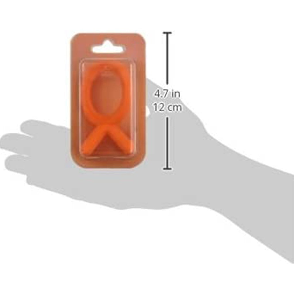 Comotomo Easy To Grab Silicone Baby Teether Orange - Easy Pharmacy LLC
