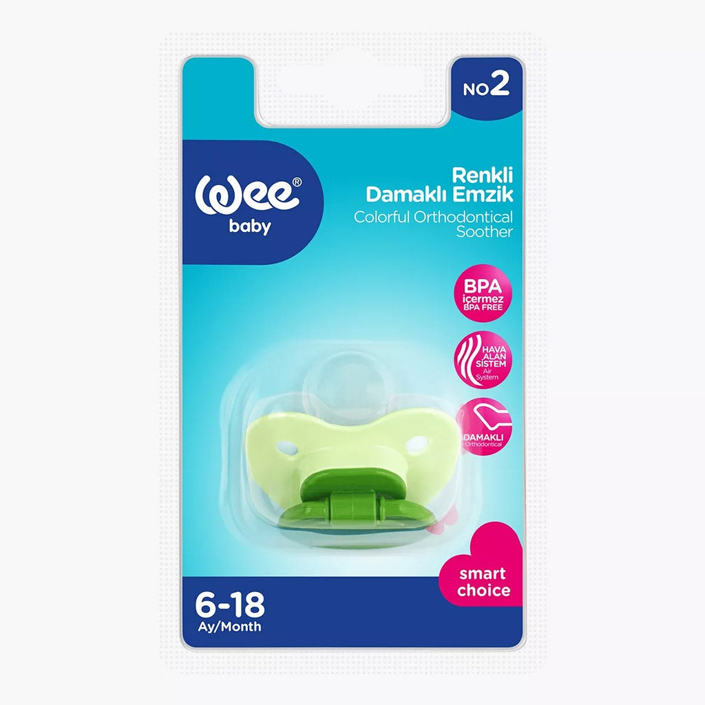 Wee Baby Opaque Body Orthodontical Soother For 6-18 Months Baby, Pack of 1's - Easy Pharmacy LLC