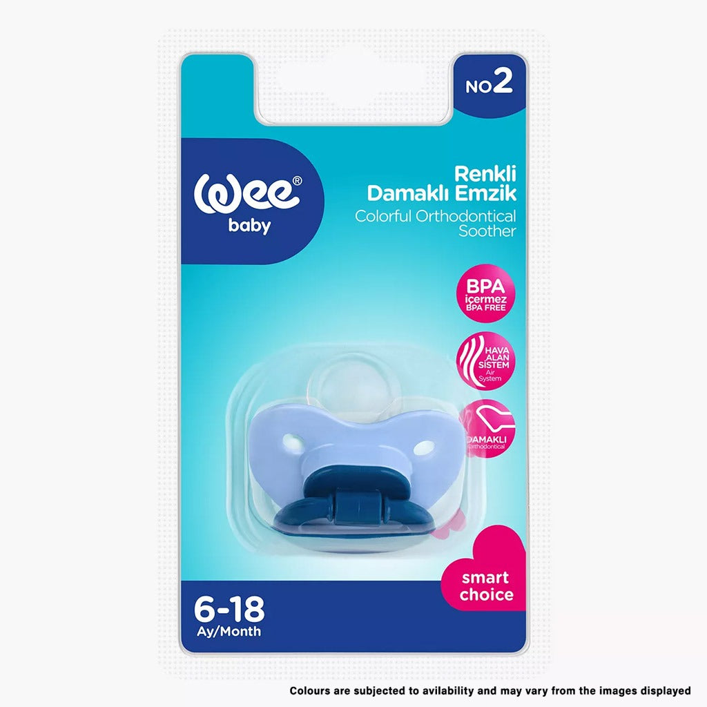 Wee Baby Opaque Body Orthodontical Soother For 6-18 Months Baby, Pack of 1's - Easy Pharmacy LLC