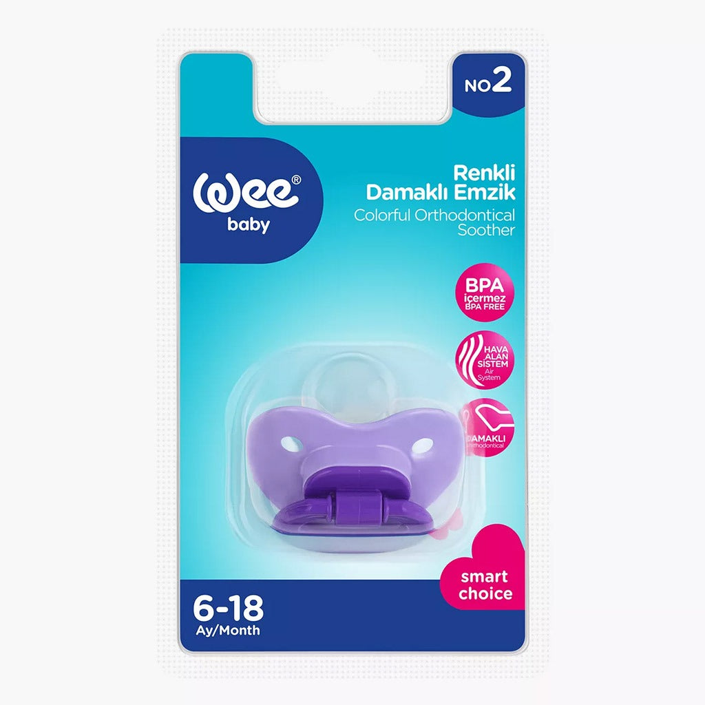 Wee Baby Opaque Body Orthodontical Soother For 6-18 Months Baby, Pack of 1's - Easy Pharmacy LLC
