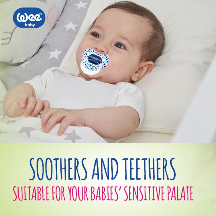 Wee Baby Twin Orthodontic Teat Soother For 6-18 Month Baby, Assorted Pack of 2's - Easy Pharmacy LLC