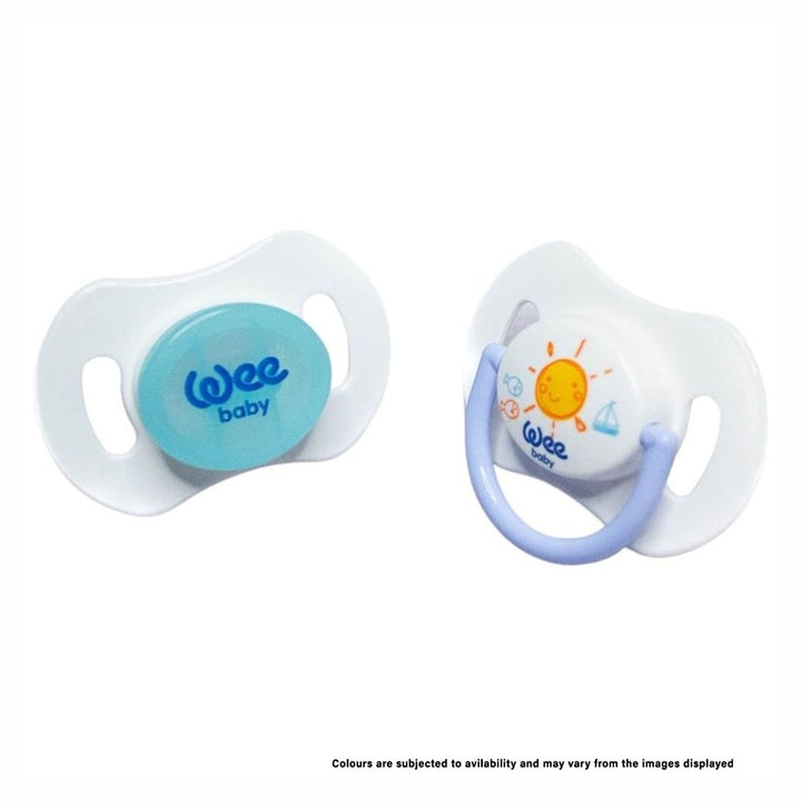 Wee Baby Double Day & Night Soother With Case For 0-6 Months Baby, Pack of 2's - Easy Pharmacy LLC