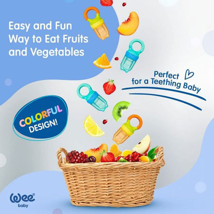 Wee Baby Fruit Feeder Set For 6 Months+ baby, Pack of 6 pieces - Easy Pharmacy LLC