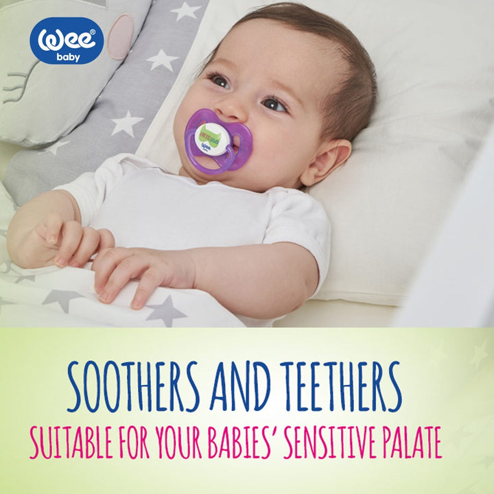 Wee Baby Assorted Patterned Body Orthodontic Soother For 6-18 Months Baby, Pack of 1's - Easy Pharmacy LLC