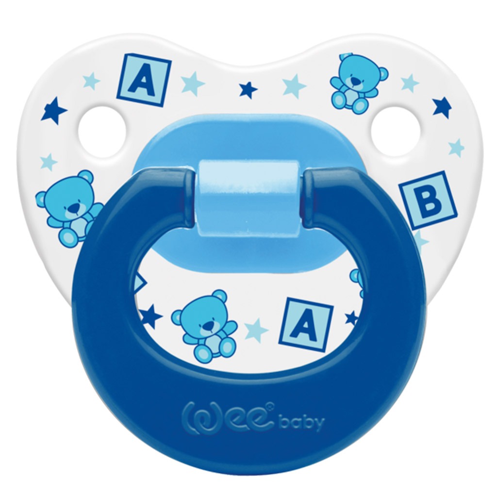 Wee Baby Assorted Patterned Body Orthodontic Soother For 18+ Months Baby, Pack of 1's - Easy Pharmacy LLC