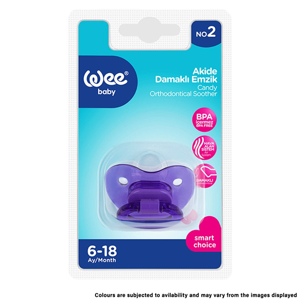 Wee Baby Assorted Candy Body Orthodontic Soother For 6-18 Months Baby, Pack of 1's - Easy Pharmacy LLC