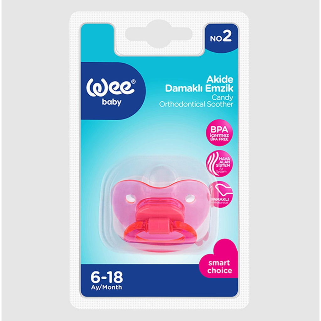 Wee Baby Assorted Candy Body Orthodontic Soother For 6-18 Months Baby, Pack of 1's - Easy Pharmacy LLC