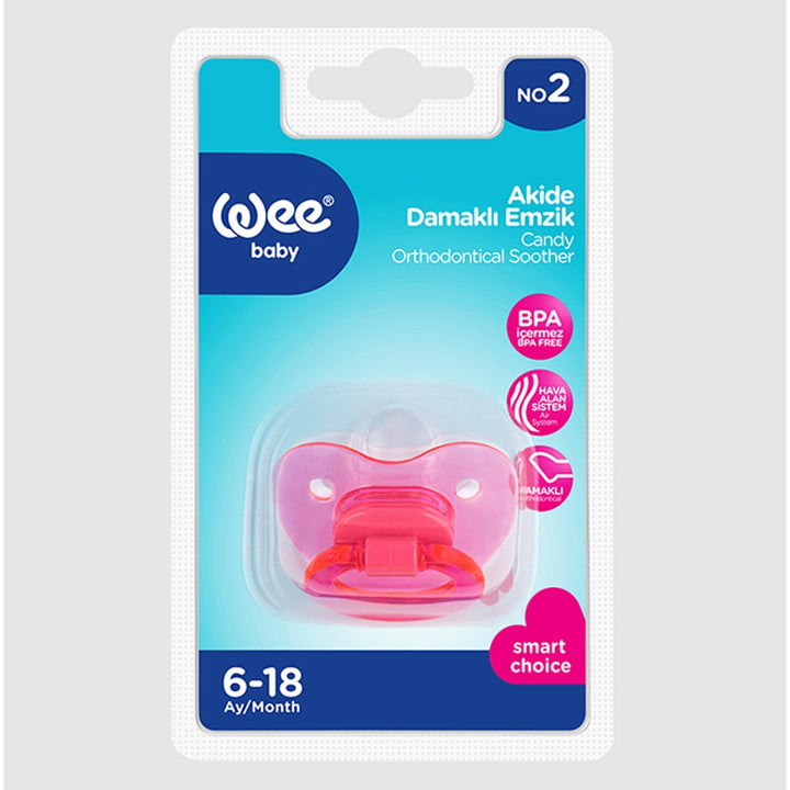 Wee Baby Assorted Candy Body Orthodontic Soother For 6-18 Months Baby, Pack of 1's - Easy Pharmacy LLC