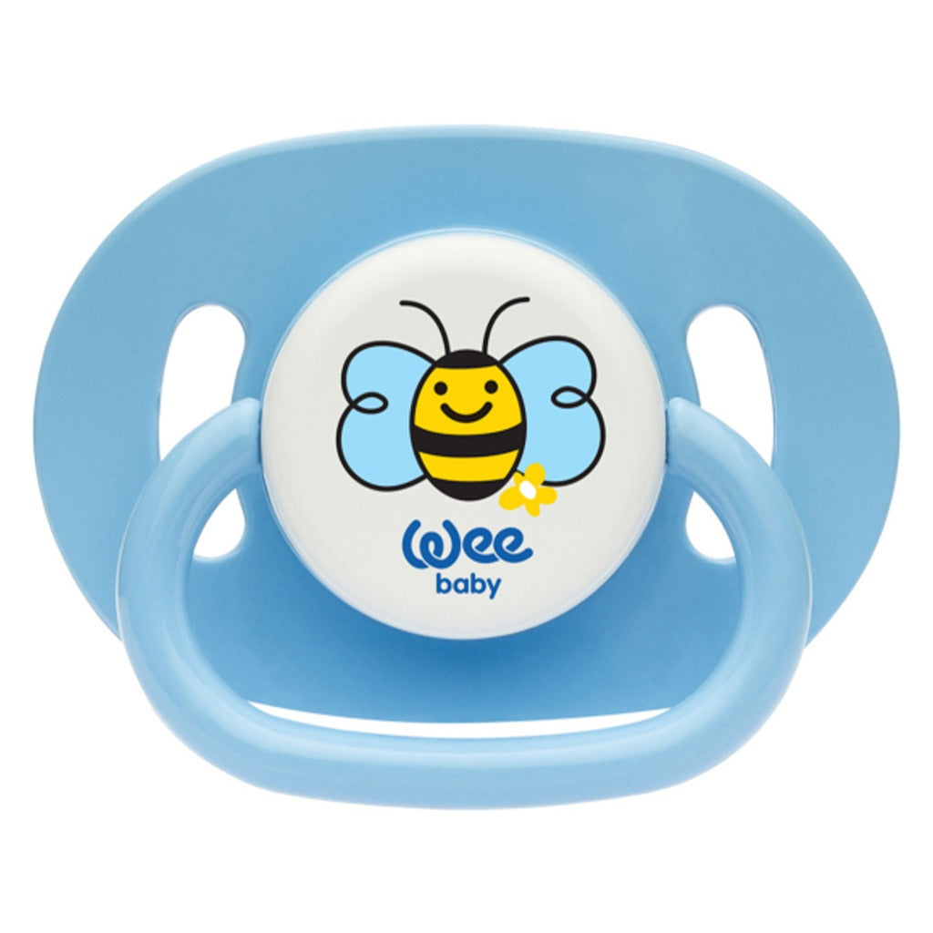 Wee Baby Assorted Opaque Oval Body Round Teat Soother For 6-18 Months Baby, Pack of 1's - Easy Pharmacy LLC