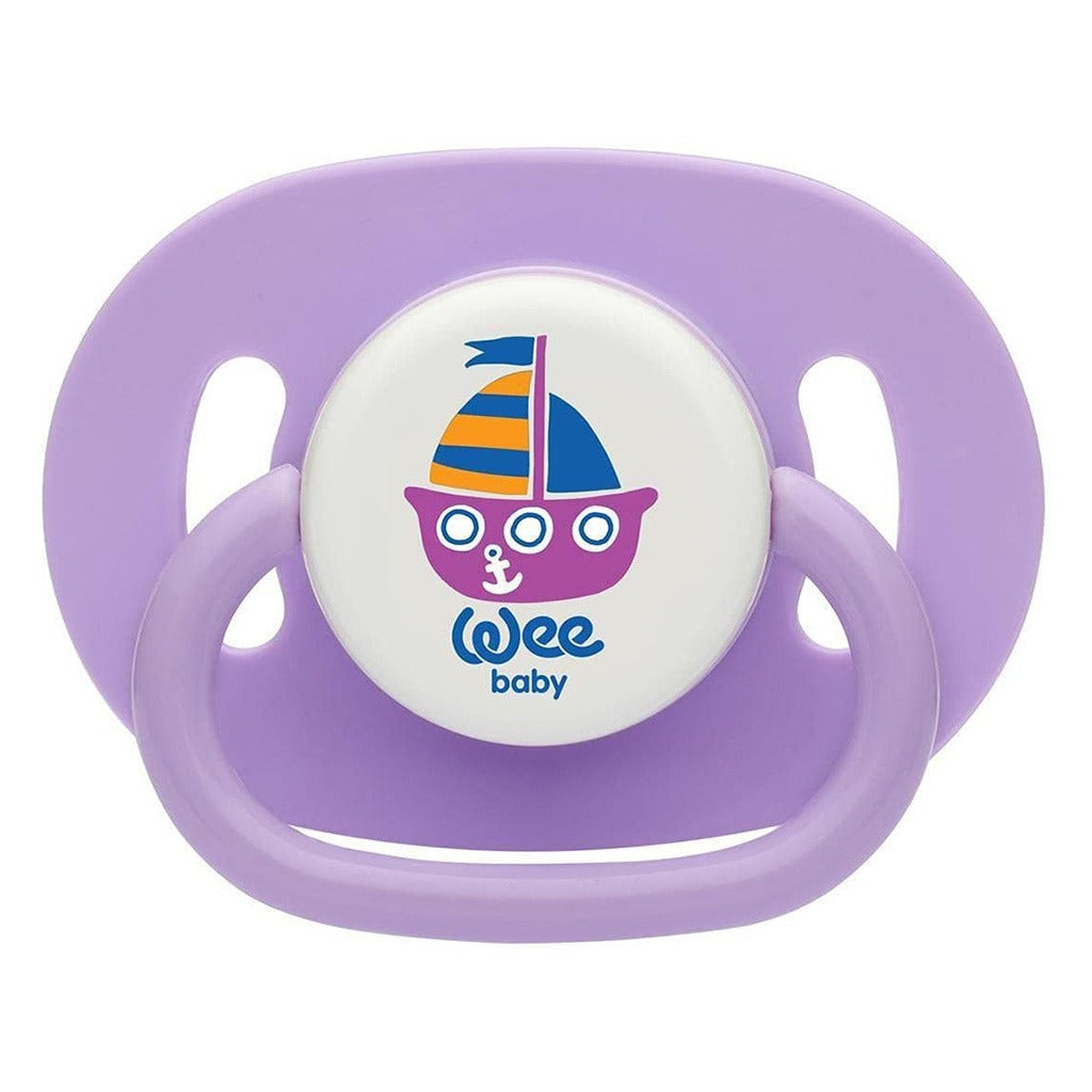 Wee Baby Assorted Opaque Oval Body Round Teat Soother For 6-18 Months Baby, Pack of 1's - Easy Pharmacy LLC