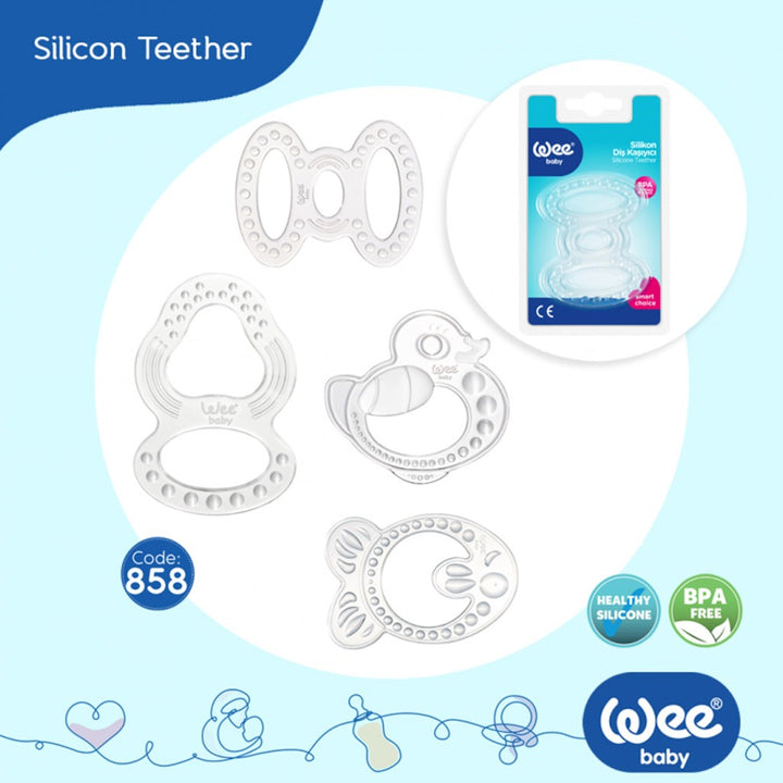 Wee Baby Assorted Silicone Teether For Teething Baby, Pack of 1's - Easy Pharmacy LLC