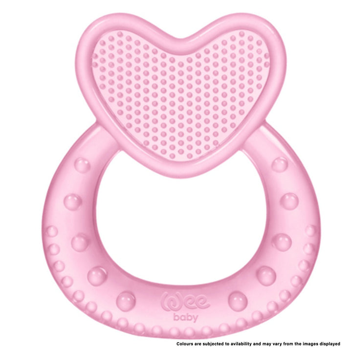 Wee Baby Assorted Heart Shaped Silicon Teether For Teething Baby, Pack of 1's - Easy Pharmacy LLC
