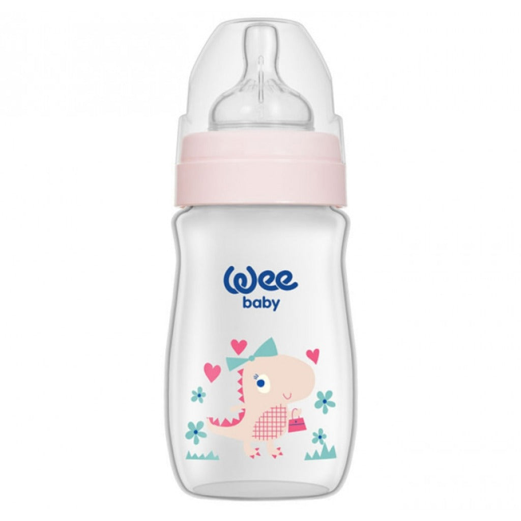 Wee Baby Classic Plus Wide Neck Newborn PP Feeding Bottle Starter Set Pink - Easy Pharmacy LLC