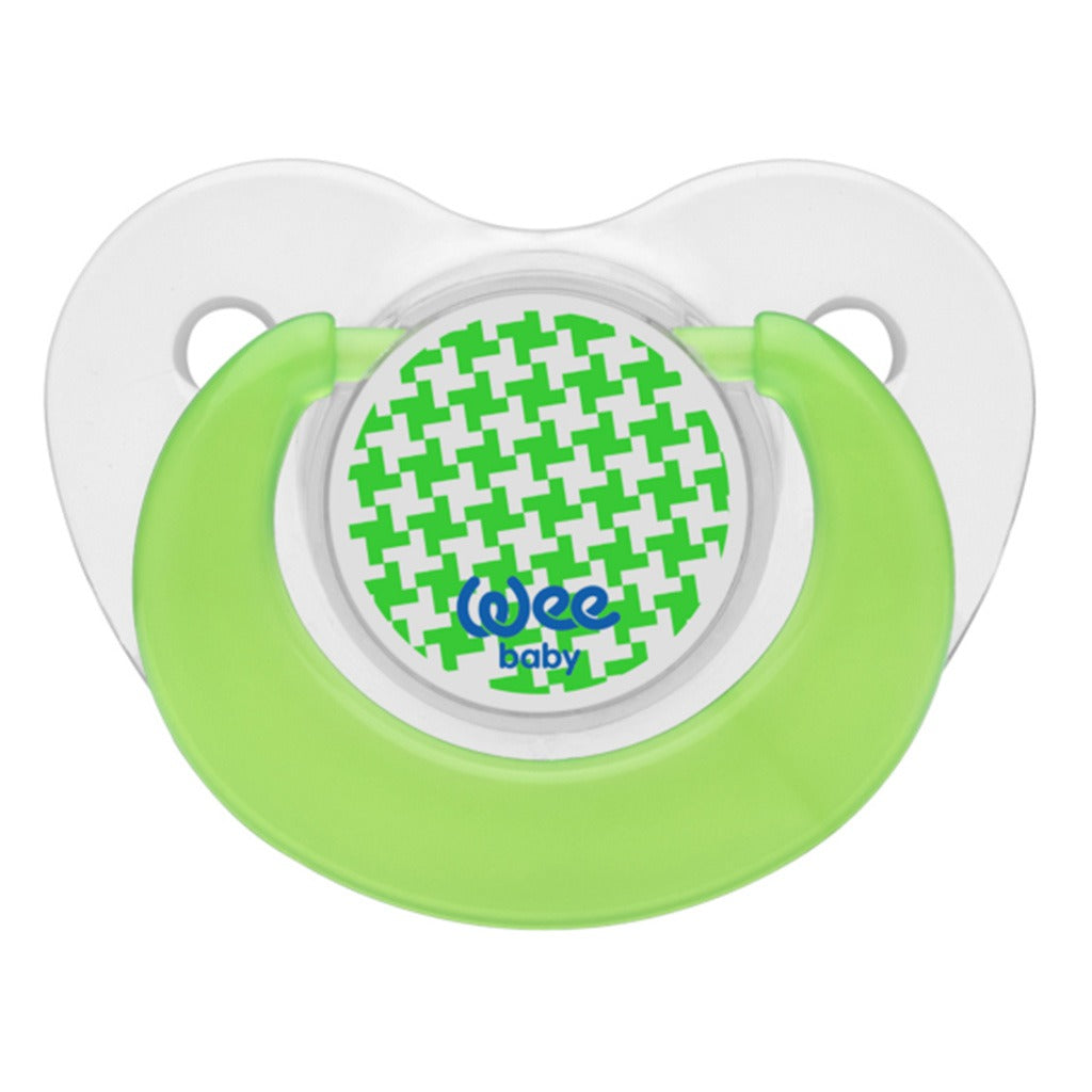Wee Baby Assorted Double Trend Orthodontic Soother With Case For 0-6 Months Baby, Pack of 2's - Easy Pharmacy LLC