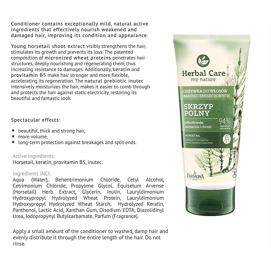 Farmona Herbal Care Horsetail Conditioner For Damaged Hair 200ml - Easy Pharmacy LLC