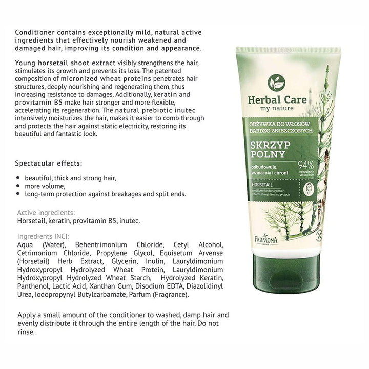 Farmona Herbal Care Horsetail Conditioner For Damaged Hair 200ml - Easy Pharmacy LLC