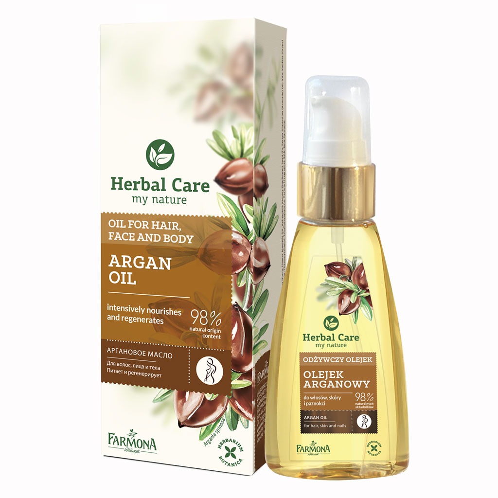 Farmona Herbal Care Nourishing Argan Oil For Hair, Skin And Nails 55ml - Easy Pharmacy LLC