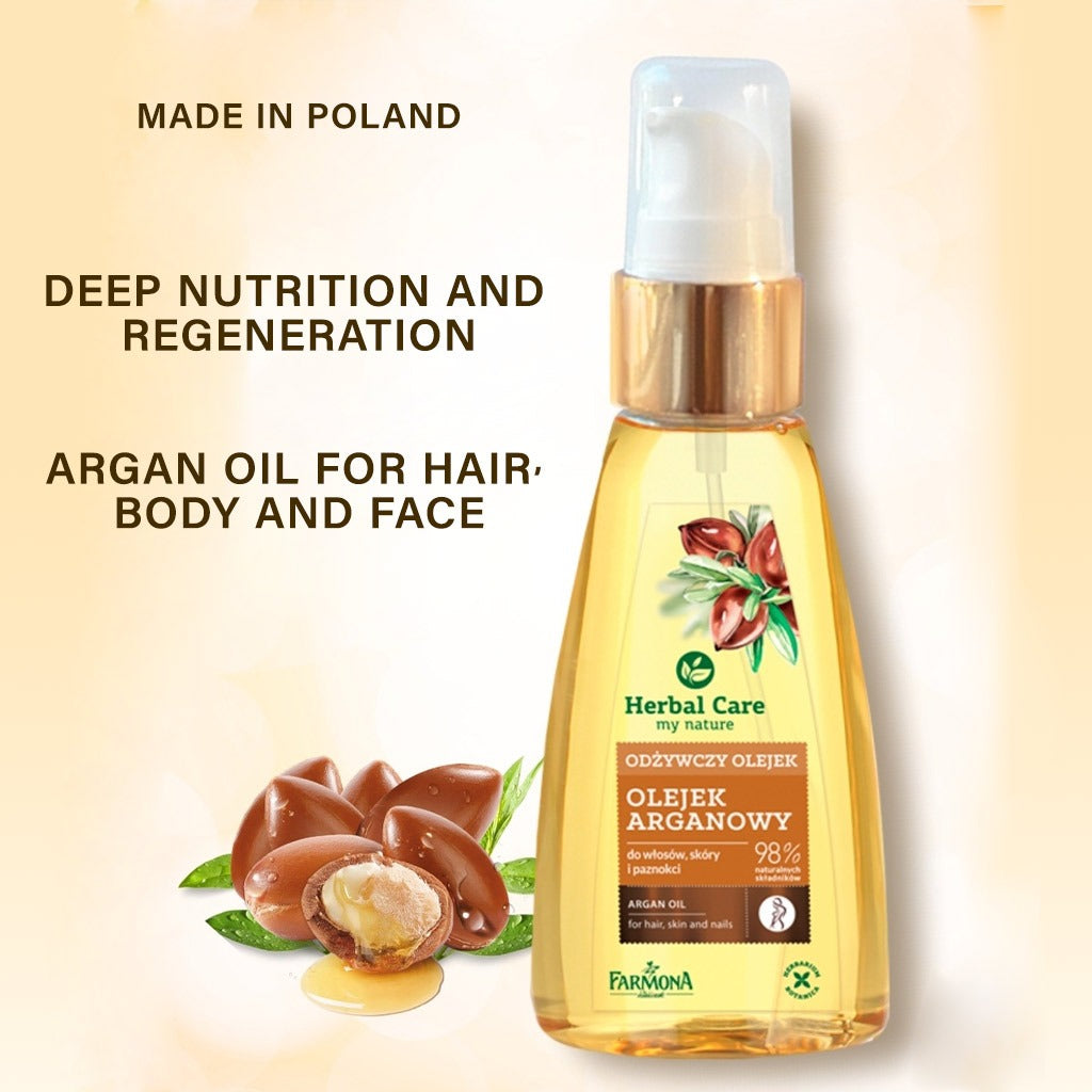 Farmona Herbal Care Nourishing Argan Oil For Hair, Skin And Nails 55ml - Easy Pharmacy LLC