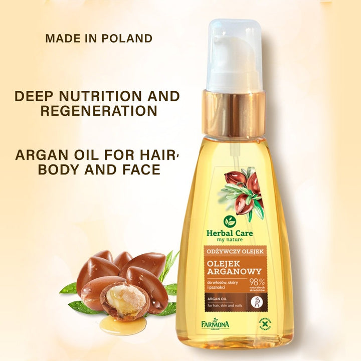 Farmona Herbal Care Nourishing Argan Oil For Hair, Skin And Nails 55ml - Easy Pharmacy LLC
