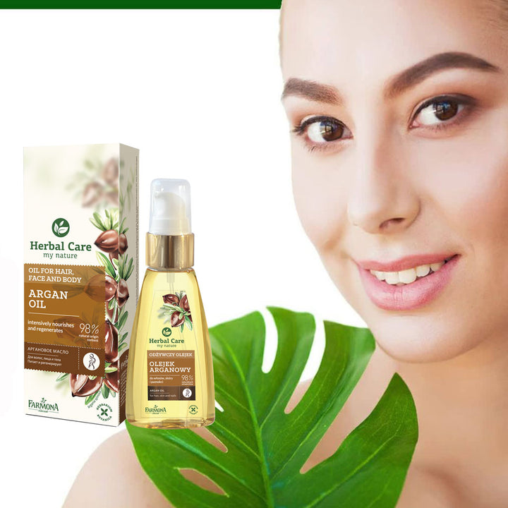 Farmona Herbal Care Nourishing Argan Oil For Hair, Skin And Nails 55ml - Easy Pharmacy LLC