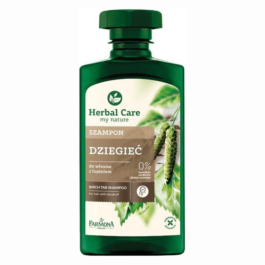 Farmona Herbal Care Birch Tar Shampoo For Hair With Dandruff 330ml - Easy Pharmacy LLC