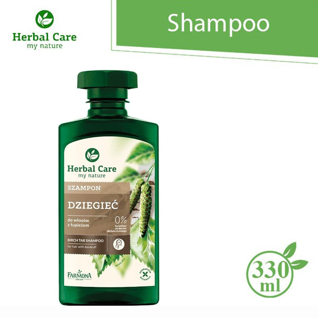Farmona Herbal Care Birch Tar Shampoo For Hair With Dandruff 330ml - Easy Pharmacy LLC