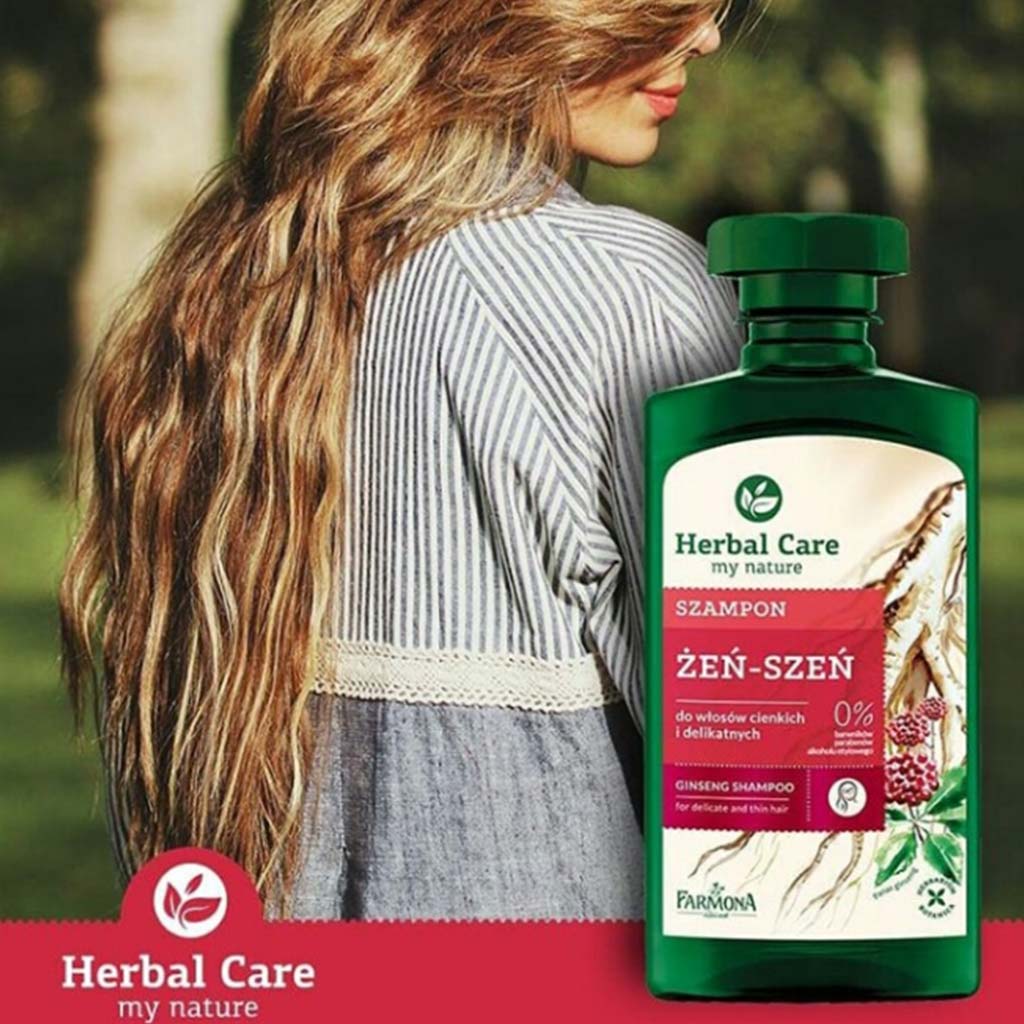 Farmona Herbal Care Ginseng Shampoo For Delicate And Thin Hair 330ml - Easy Pharmacy LLC