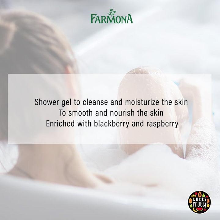 Farmona Tutti-Frutti Blackberry & Raspberry Bath And Shower Gel 425ml - Easy Pharmacy LLC