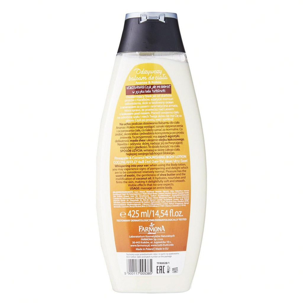 Farmona Tutti-Frutti Pineapple & Coconut Bath And Shower Gel 425ml - Easy Pharmacy LLC