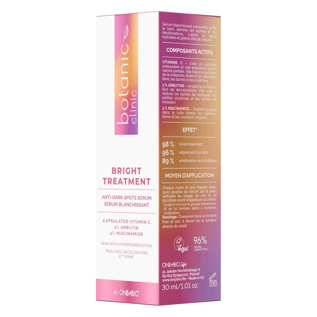 OnlyBio Botanic Clinic Bright Treatment Anti-Dark Spots Serum 30ml - Easy Pharmacy LLC