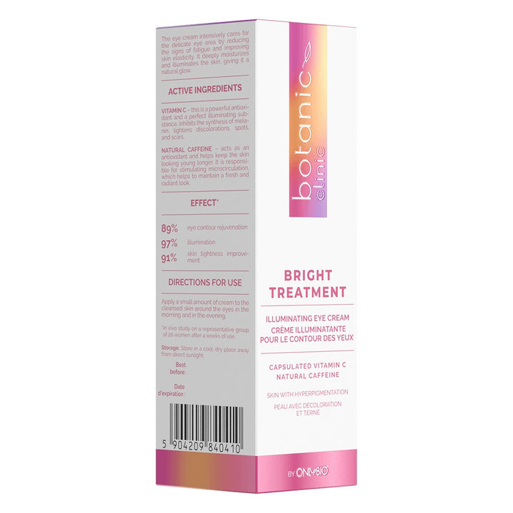 OnlyBio Botanic Clinic Bright Treatment Illuminating Eye Cream 15ml - Easy Pharmacy LLC