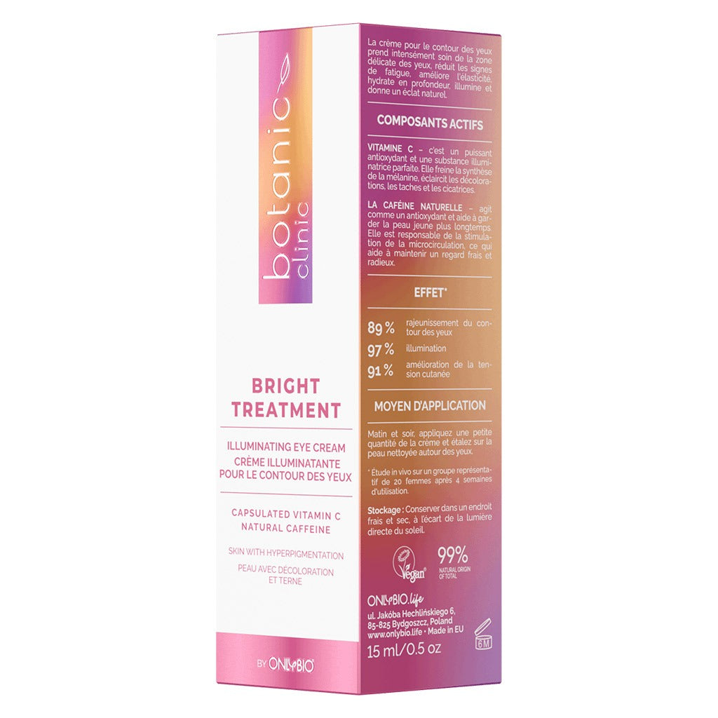 OnlyBio Botanic Clinic Bright Treatment Illuminating Eye Cream 15ml - Easy Pharmacy LLC