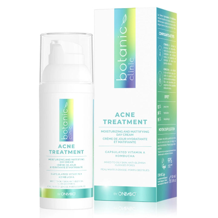 OnlyBio Botanic Clinic Acne Treatment Moisturizing And Mattifying Day Cream For Blemish Prone Skin 50ml - Easy Pharmacy LLC