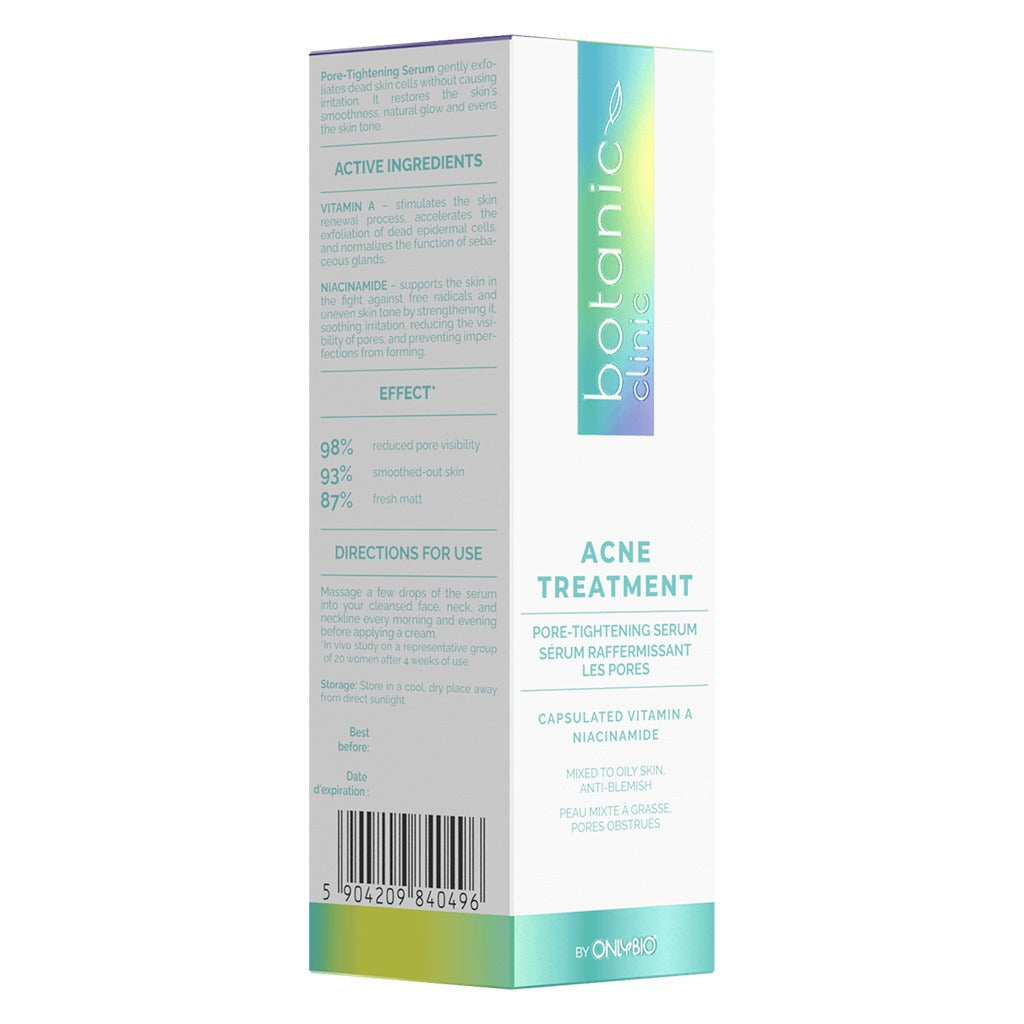 OnlyBio Botanic Clinic Acne Treatment Pore-Tightening Serum For Blemish Prone Skin 30ml - Easy Pharmacy LLC