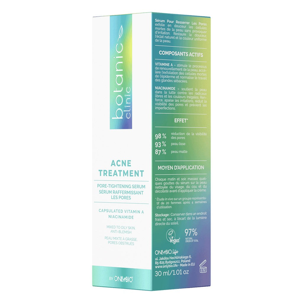 OnlyBio Botanic Clinic Acne Treatment Pore-Tightening Serum For Blemish Prone Skin 30ml - Easy Pharmacy LLC