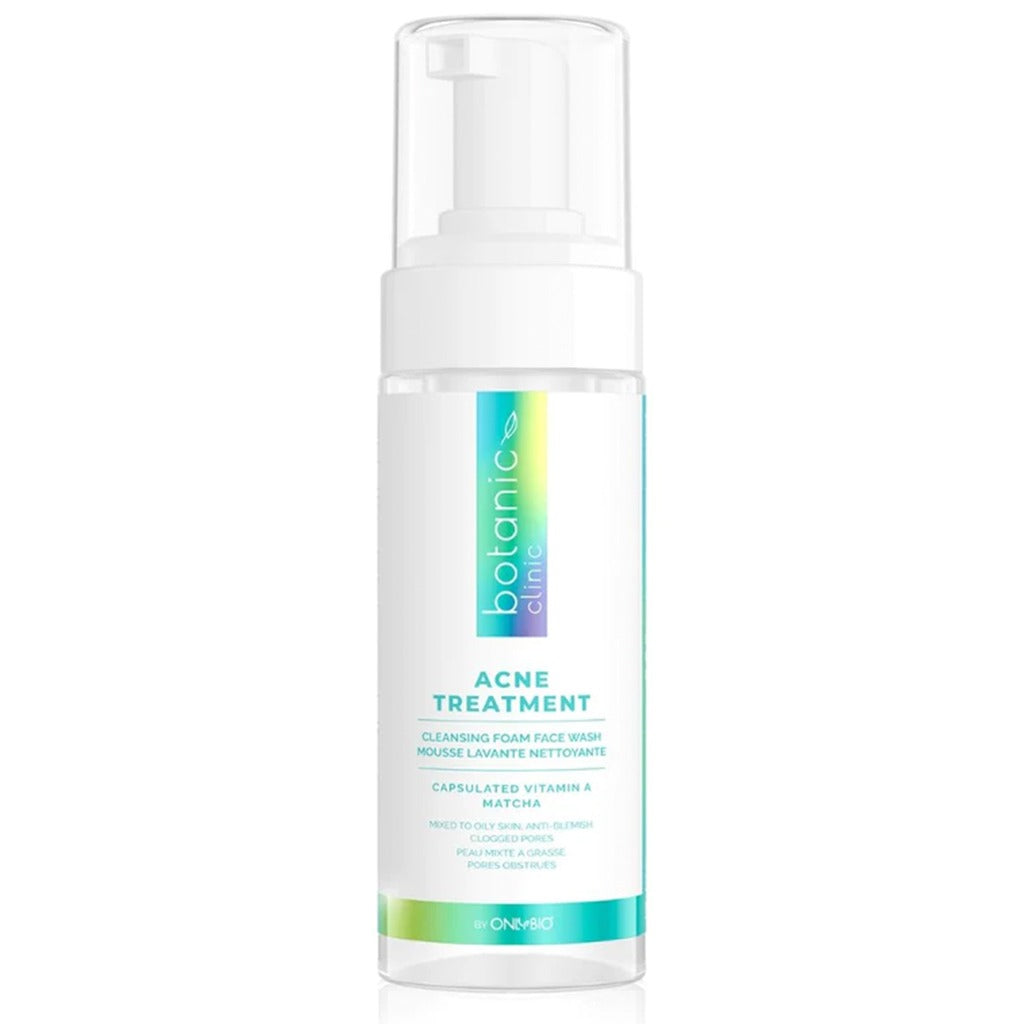 OnlyBio Botanic Clinic Acne Treatment Cleansing Foam Face Wash For Blemish Prone Skin 150ml - Easy Pharmacy LLC