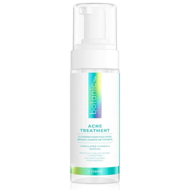 OnlyBio Botanic Clinic Acne Treatment Cleansing Foam Face Wash For Blemish Prone Skin 150ml - Easy Pharmacy LLC