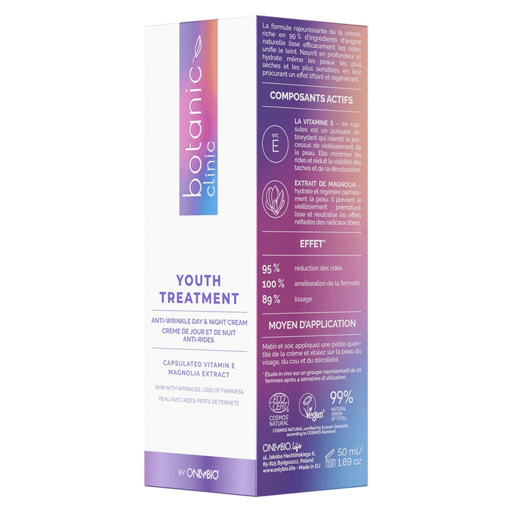 OnlyBio Botanic Clinic Youth Treatment Anti-Wrinkle Day And Night Cream 50ml - Easy Pharmacy LLC