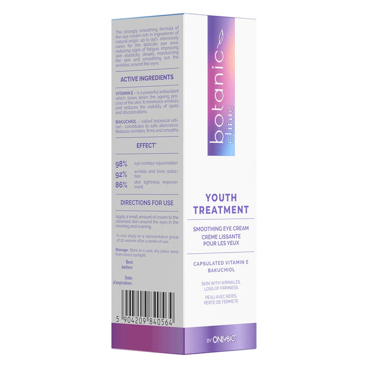OnlyBio Botanic Clinic Youth Treatment Anti-Wrinkle Firming & Smoothing Eye Cream 15ml - Easy Pharmacy LLC