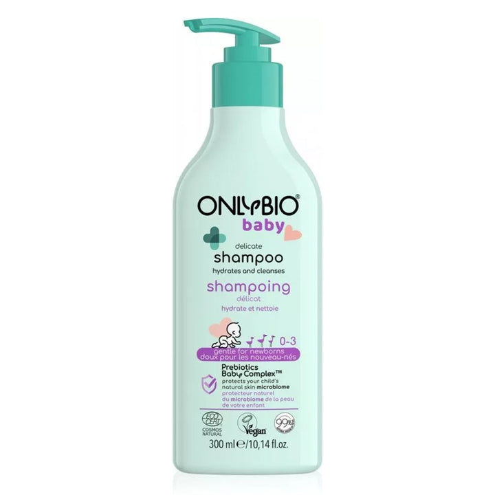 OnlyBio Baby Delicate Shampoo For Newborn With Prebiotics Baby Complex 300ml - Easy Pharmacy LLC