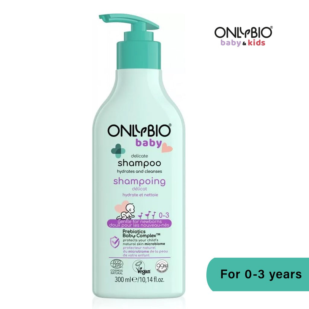 OnlyBio Baby Delicate Shampoo For Newborn With Prebiotics Baby Complex 300ml - Easy Pharmacy LLC