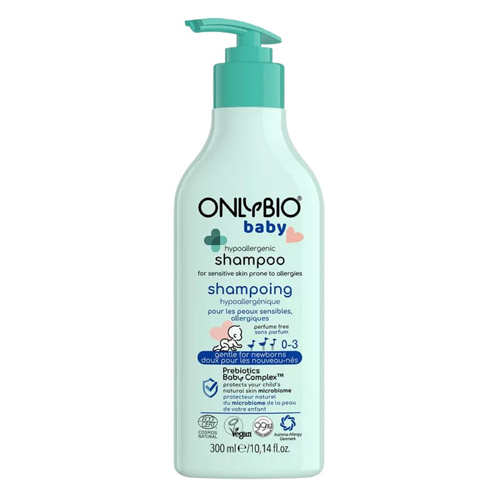 OnlyBio Baby Fragrance Free Hypoallergenic Shampoo For Newborn With Prebiotics Baby Complex 300ml - Easy Pharmacy LLC
