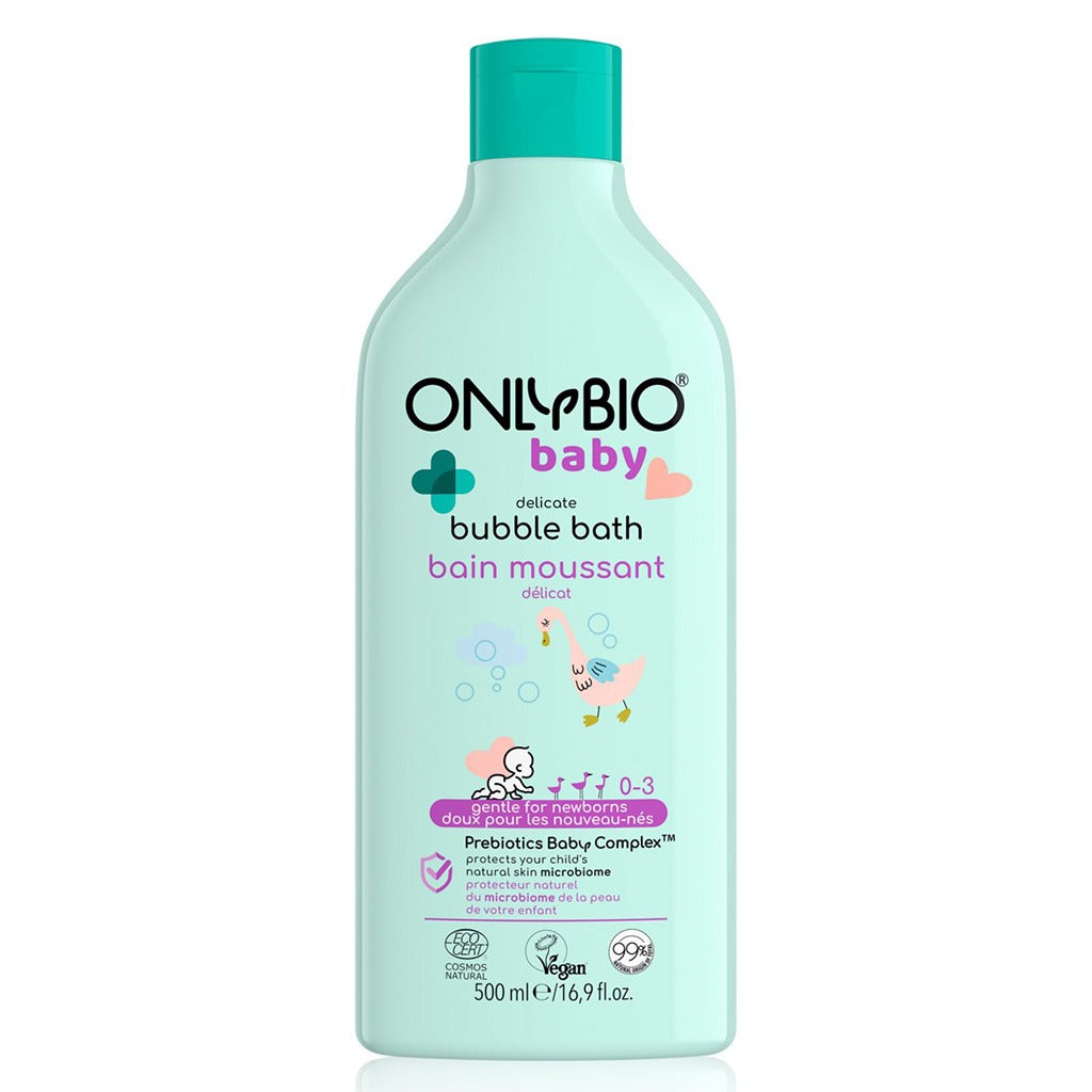 OnlyBio Baby Delicate Bubble Bath For Newborn With Prebiotics Baby Complex 500ml - Easy Pharmacy LLC