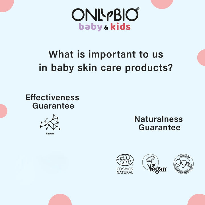 OnlyBio Baby Hypoallergenic Body Wash Gel For Newborn's Sensitive Allergic Skin With Atopic Dermatitis 300ml - Easy Pharmacy LLC