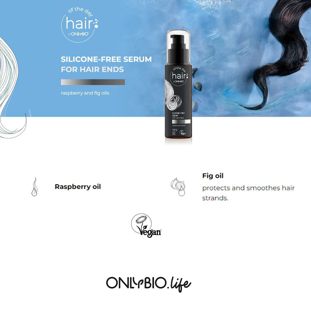 OnlyBio Hair Of The Day Silicone-Free Serum For Hair Ends 80ml - Easy Pharmacy LLC