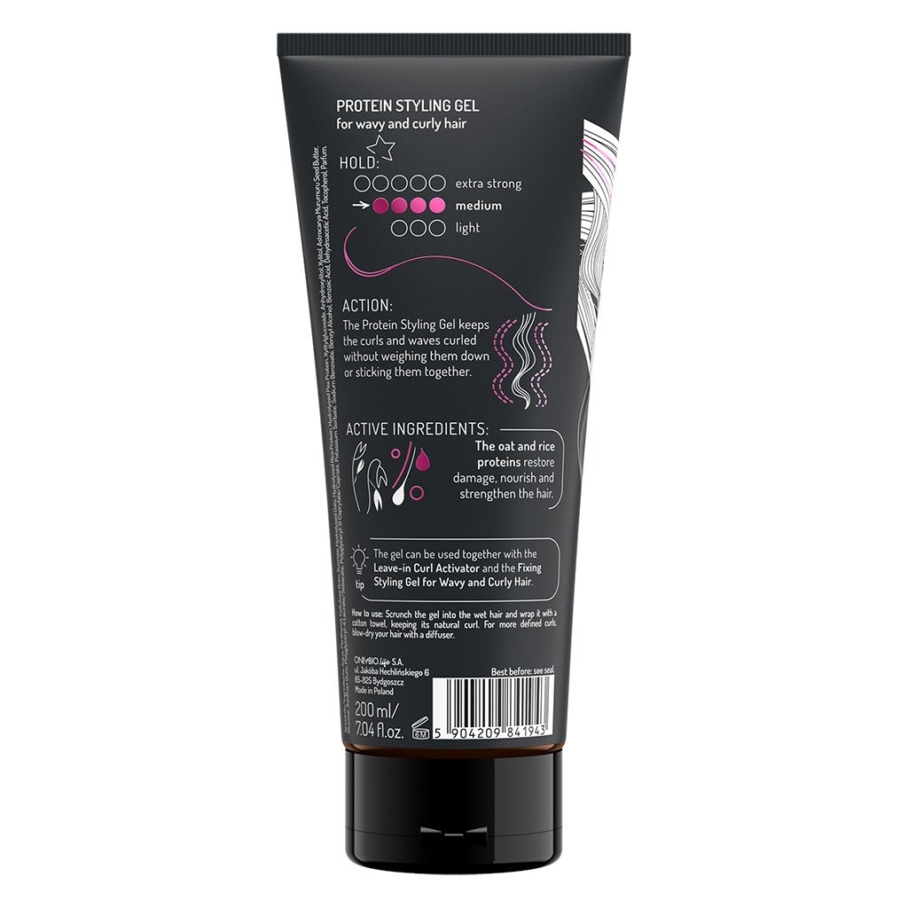 OnlyBio Hair Of The Day Protein Styling Gel For Waves & Curls 200ml - Easy Pharmacy LLC
