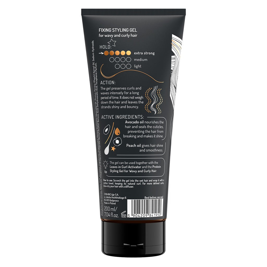 OnlyBio Hair Of The Day Fixing Styling Gel For Waves & Curls 200ml - Easy Pharmacy LLC